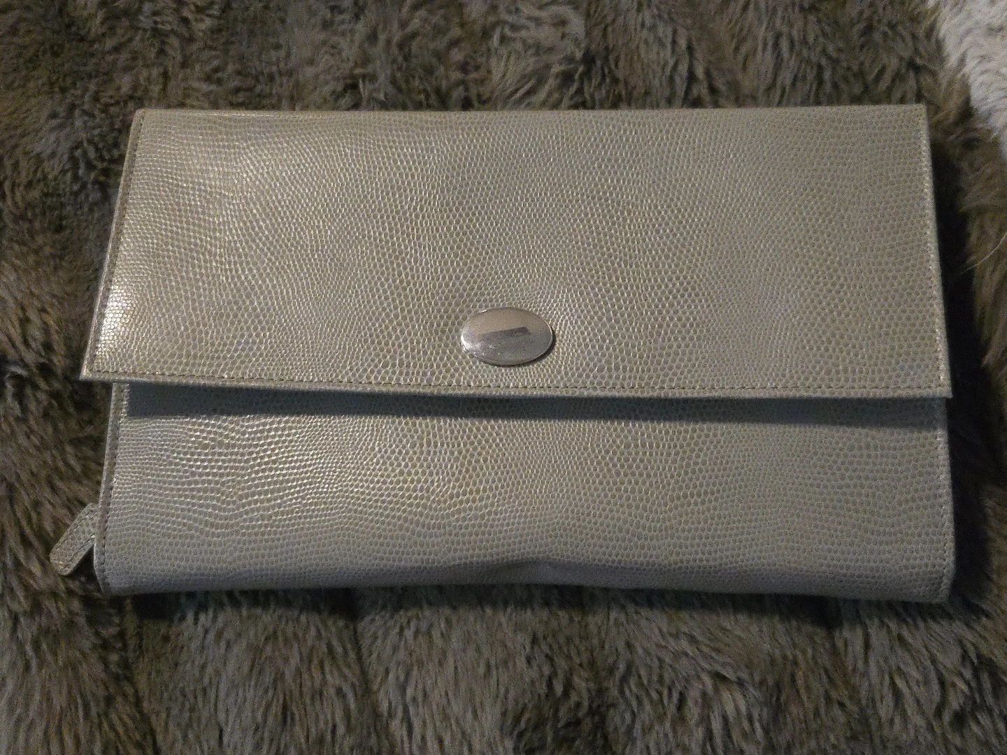 Grey Faux Leather Jewellery Travel Organizer - photo 4