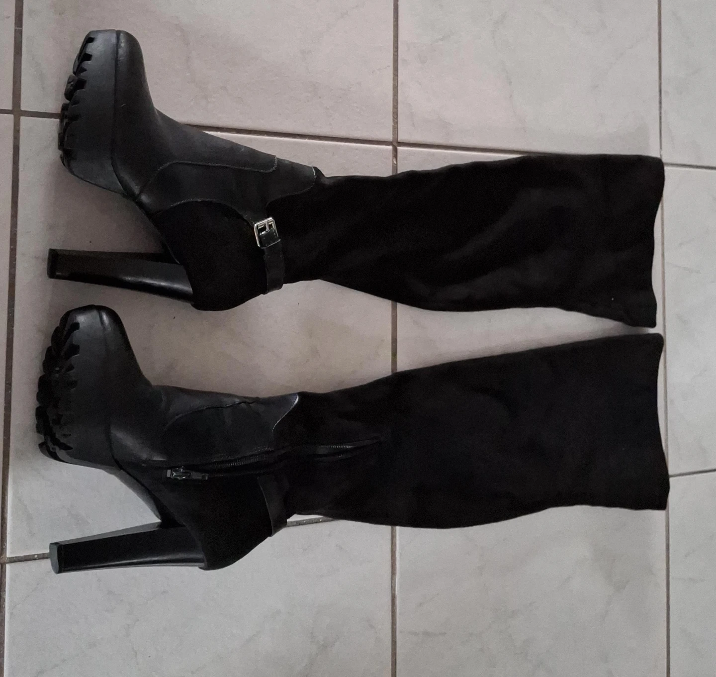 Black Over-the-Knee Boots