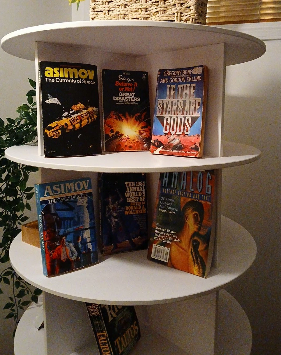 Asimov, Benford, and Analog Science Fiction Books