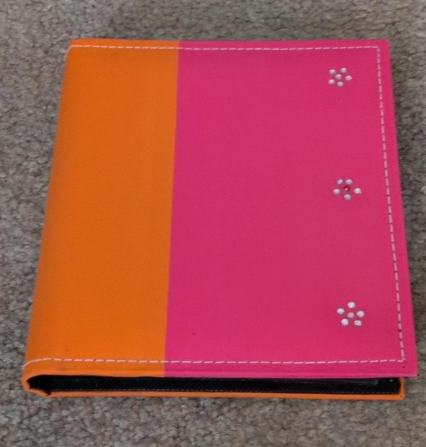 Orange and Pink Photo Album/Scrapbook