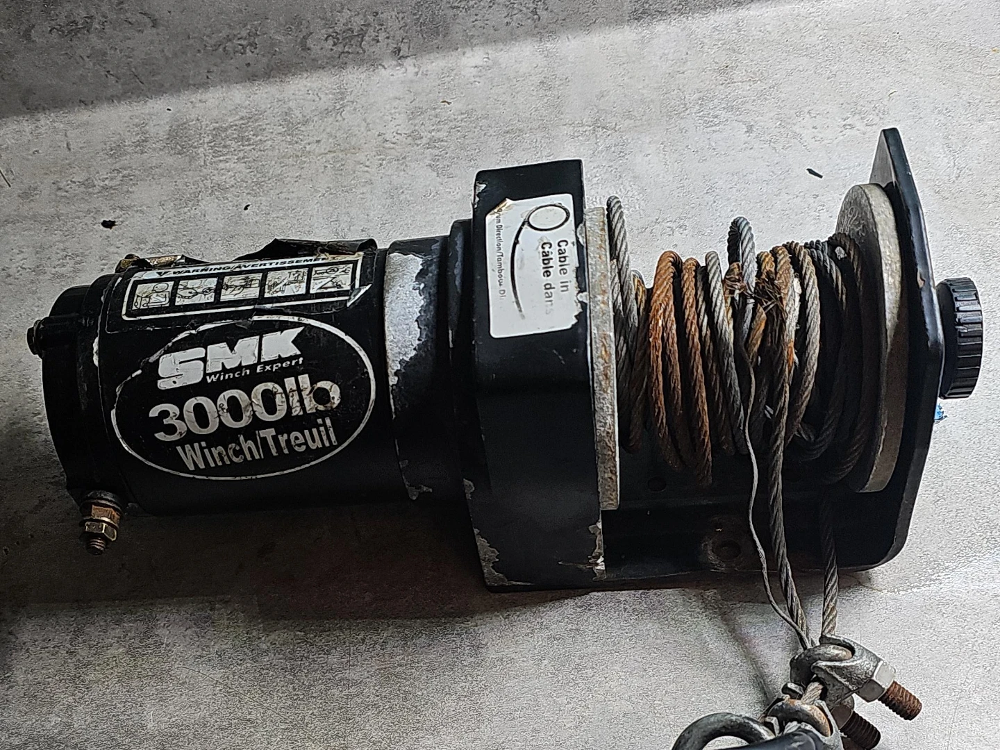 SMK 3000lb Electric Winch