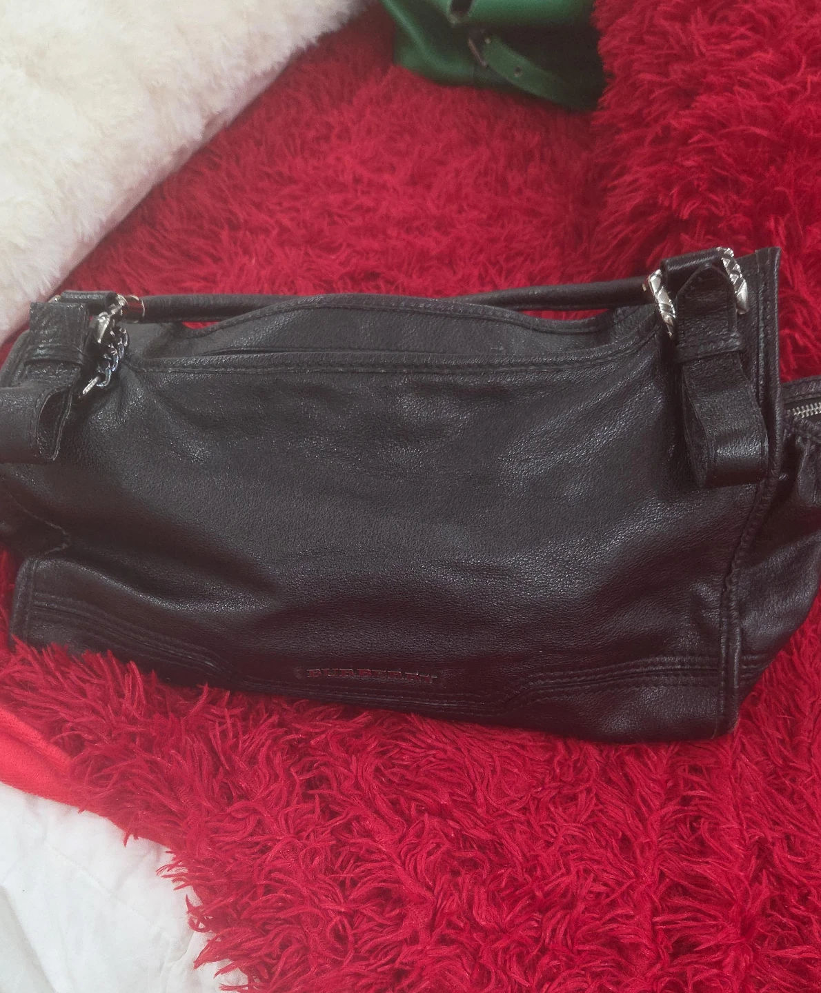 Burberry Black Leather Handbag