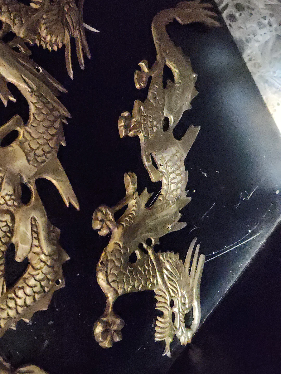 Brass Dragon Ornaments