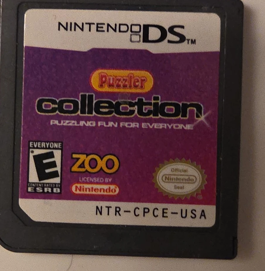 Nintendo DS Puzzler Collection Zoo Game