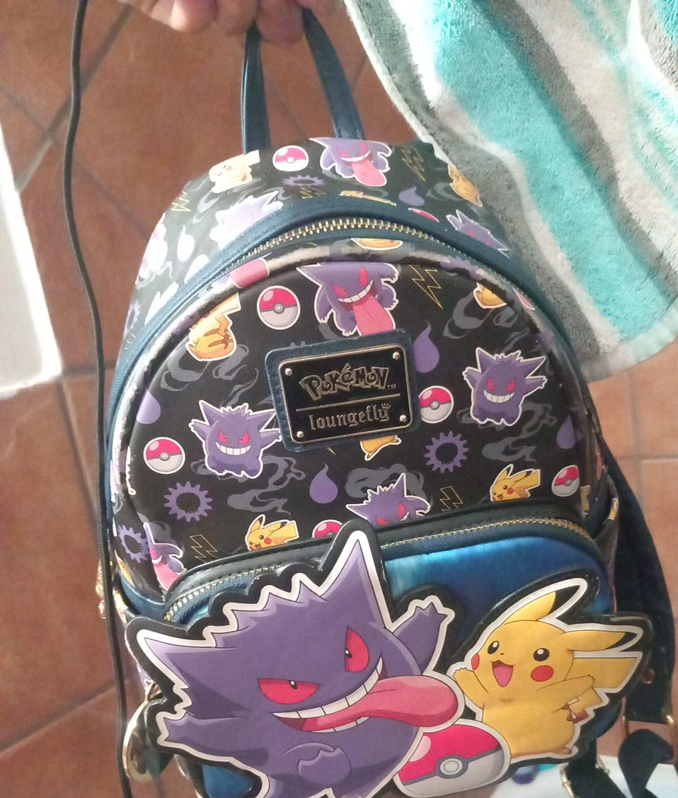 Loungefly Pokemon Gengar & Pikachu Mini Backpack