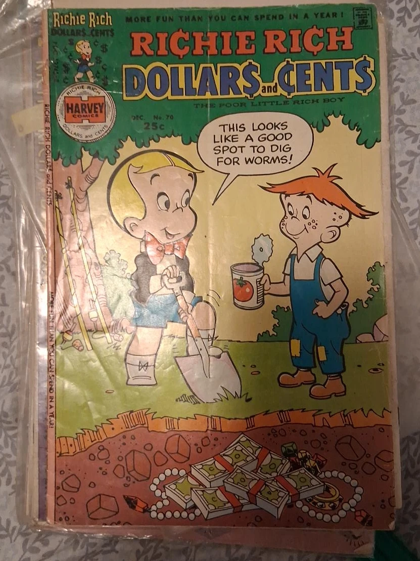 Richie Rich Dollars and Cents Comic Book #70