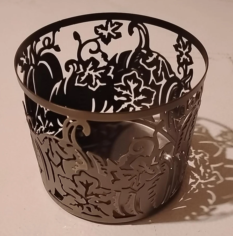 Bath & Body Works Pumpkin Metal Candle Holder