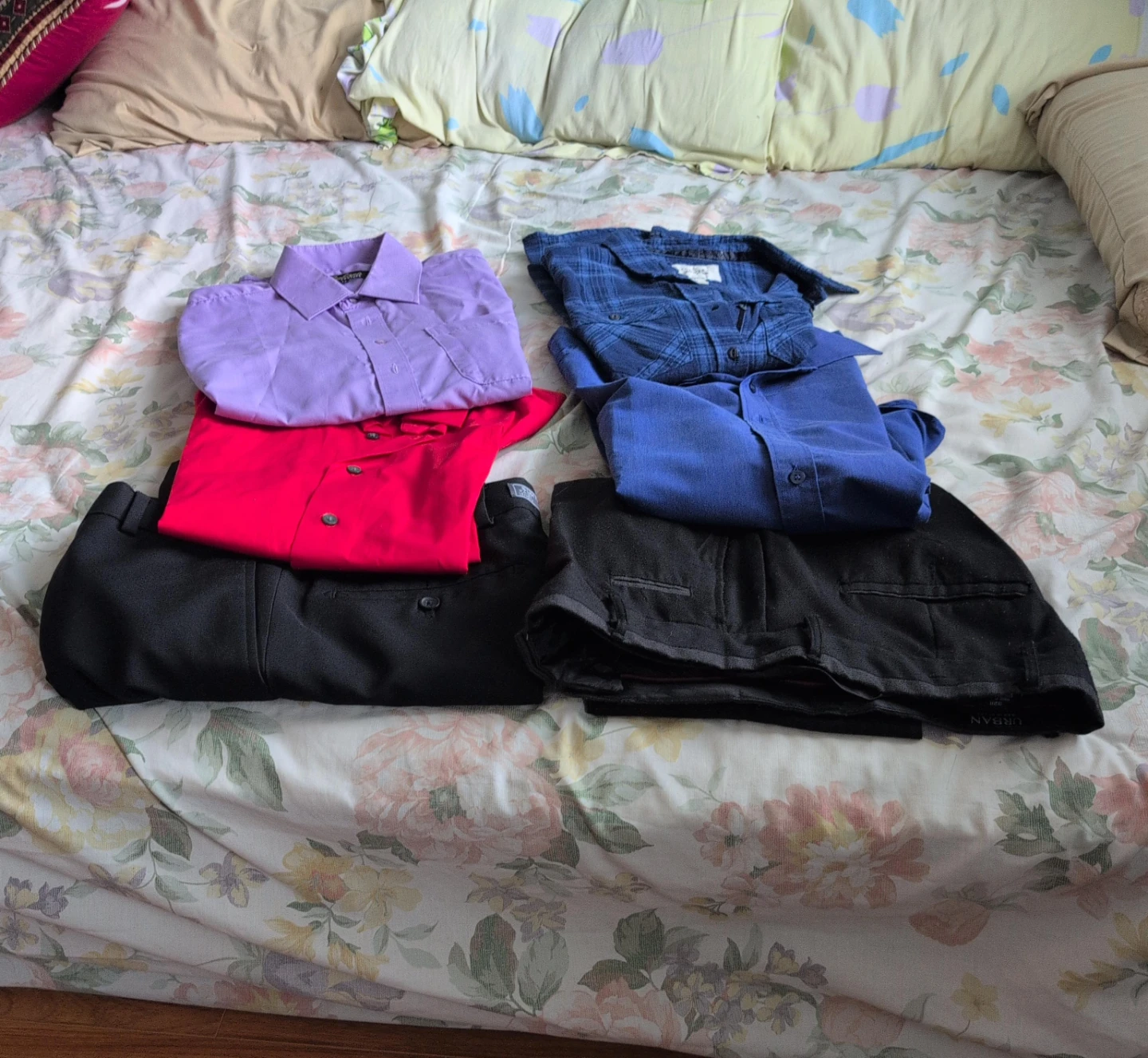 Bundle of Men's Dress Shirts and Pants