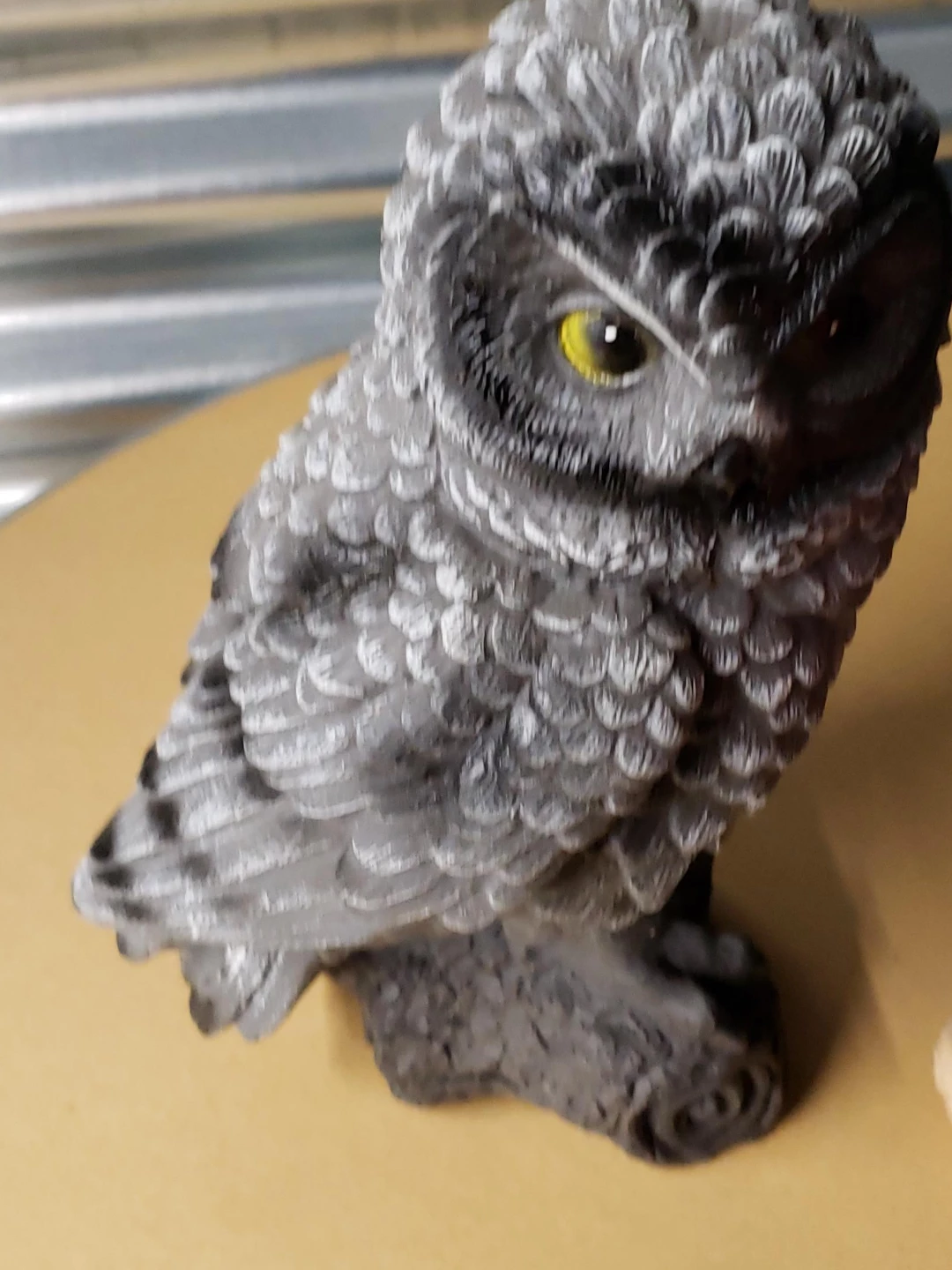 Grey Owl Figurine