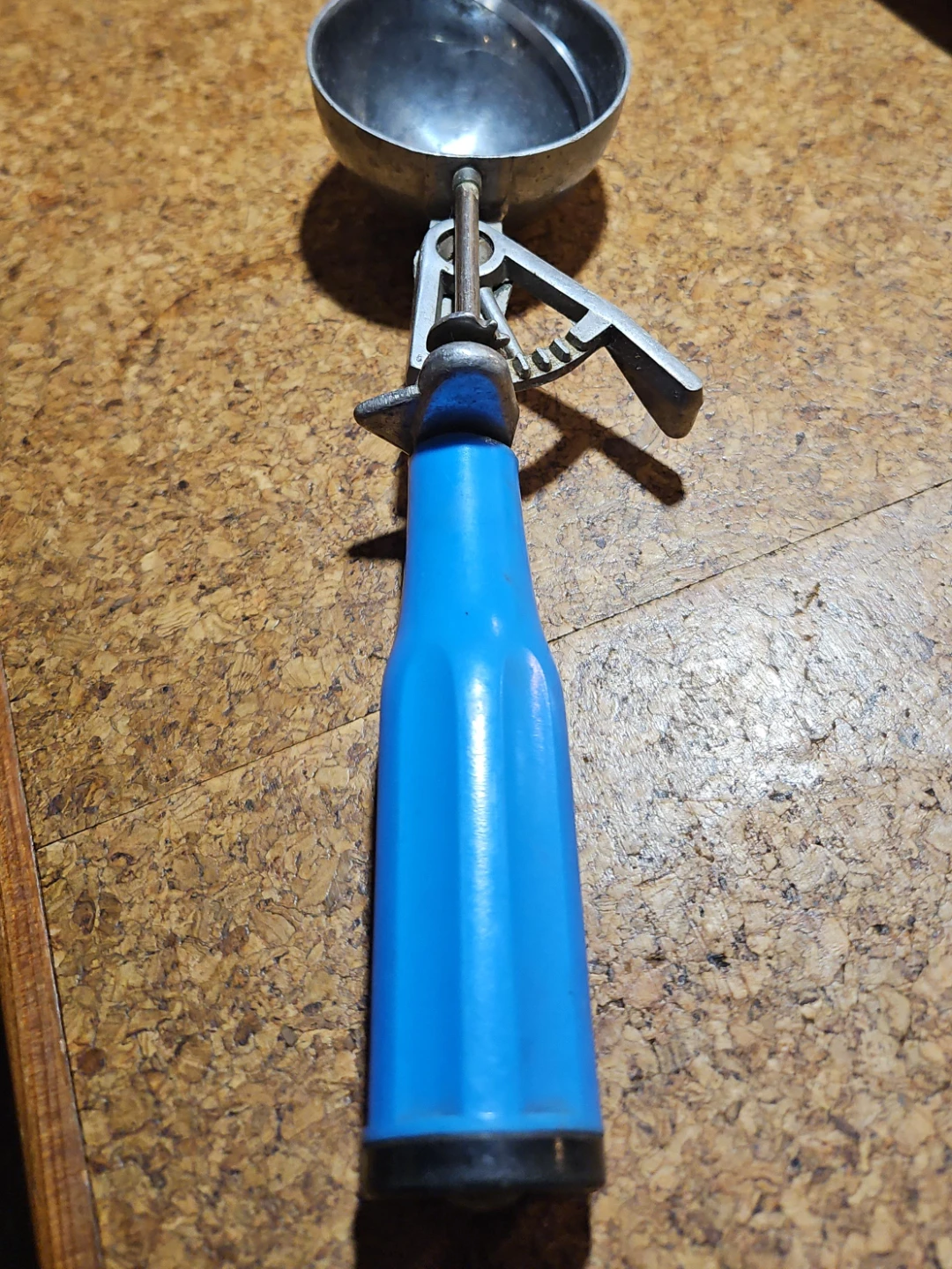 Vintage Blue Handle Ice Cream Scoop