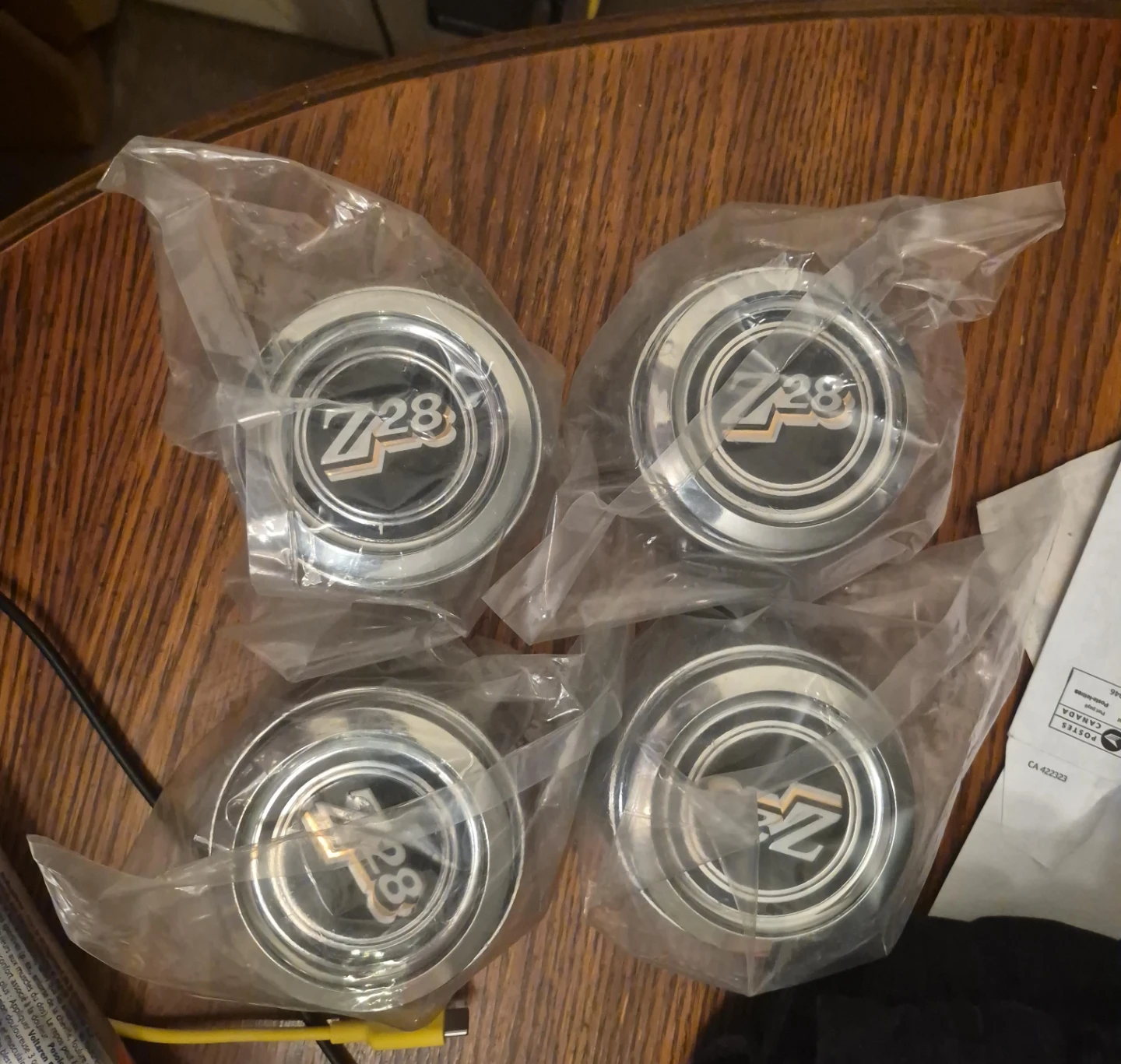 Set of 4 "Z28" Hubcaps / Wheel Covers