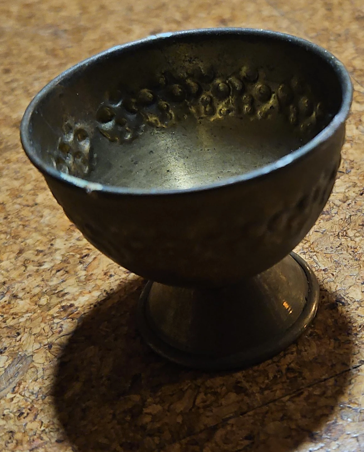 Vintage Metal Egg Cup Holder