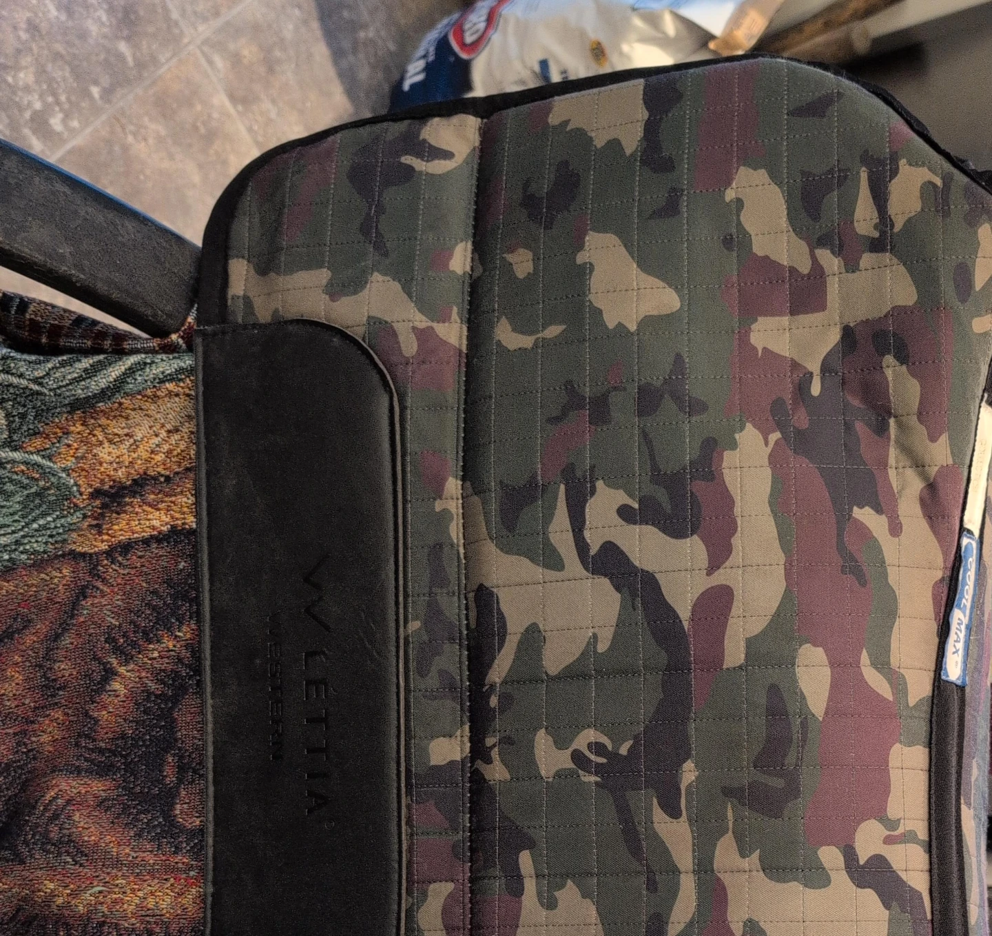 Western Saddle Pad - Camo