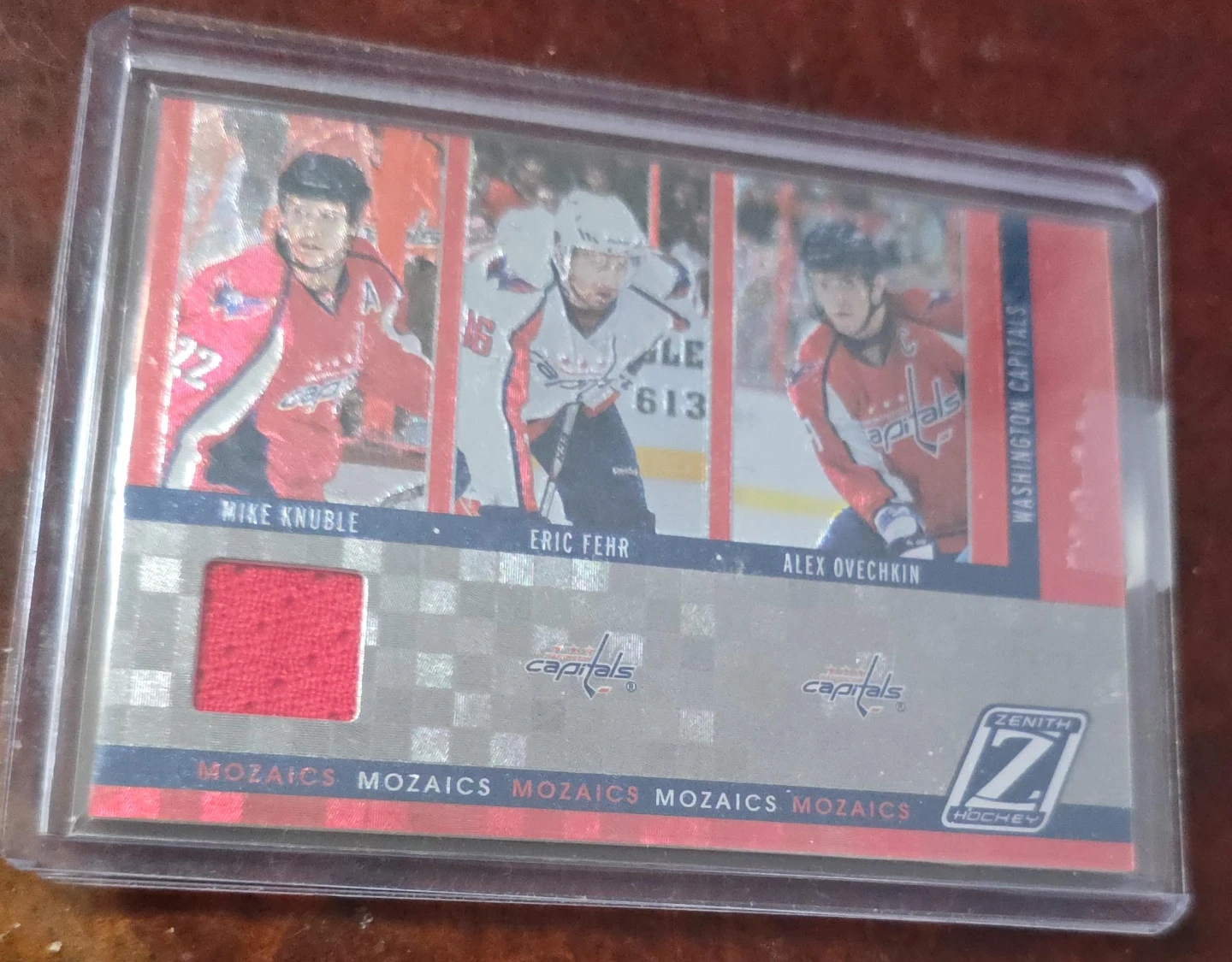 Zenith Hockey Card - Mike Knuble, Eric Fehr, Alex Ovechkin