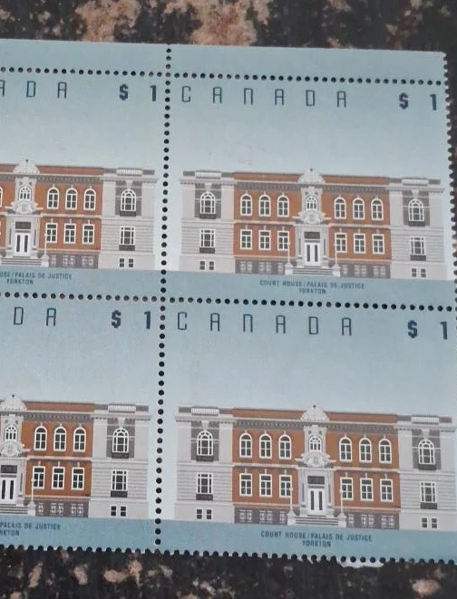 Canada Court House Yorkton Stamp