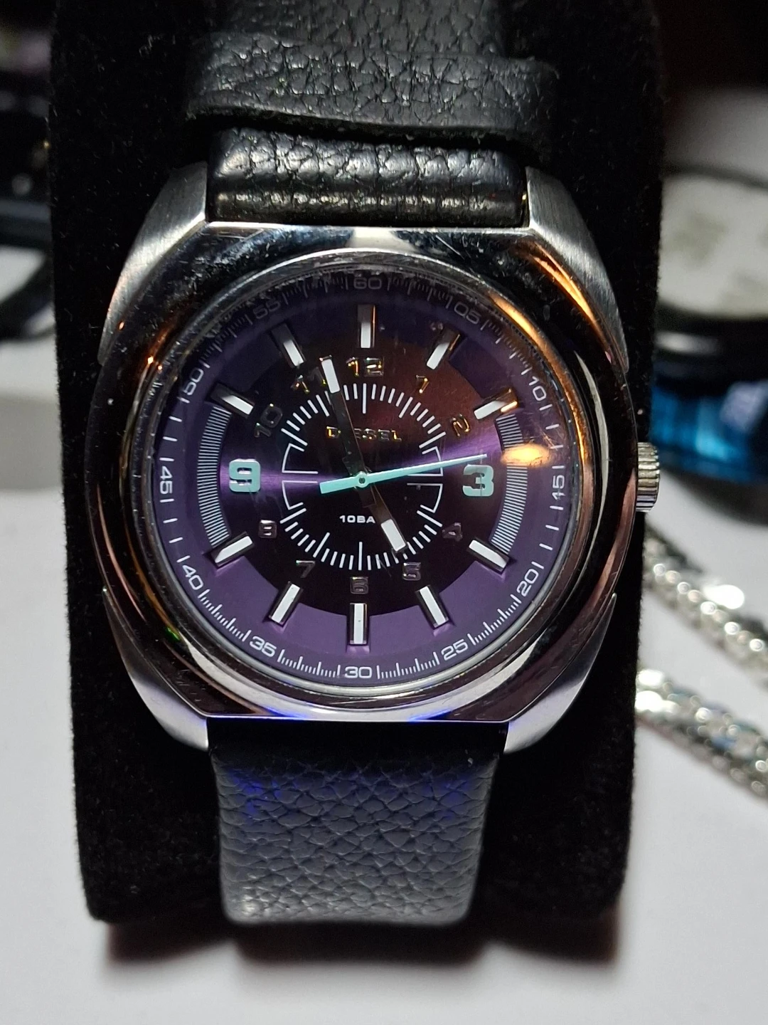 Diesel Men's Watch with Purple Dial
