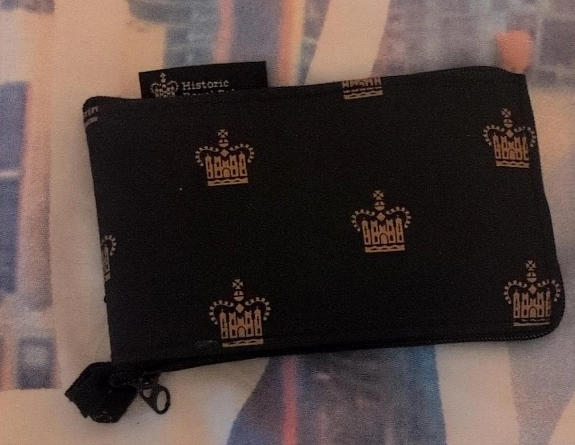 Historic Royal Palaces Crown Print Pouch