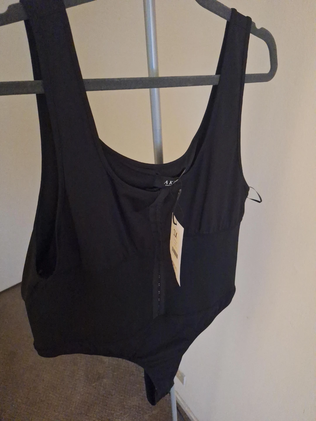 AKIRA Black Corset Bodysuit