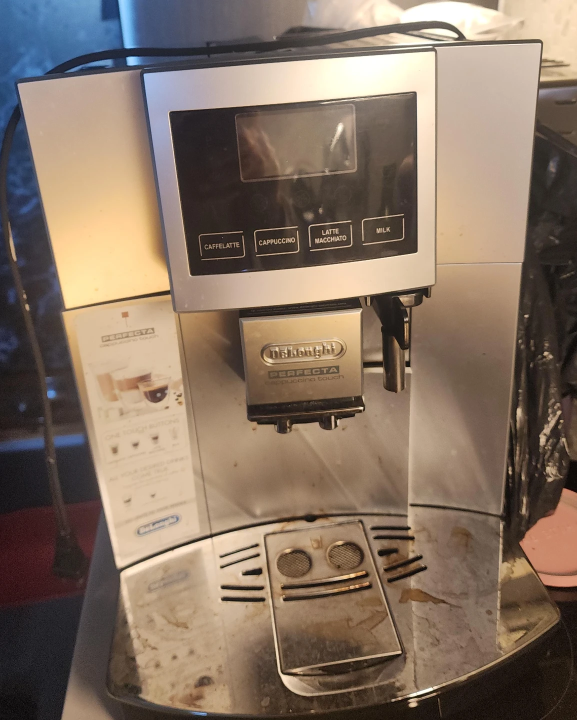 DeLonghi Perfecta Cappuccino Touch Espresso Machine