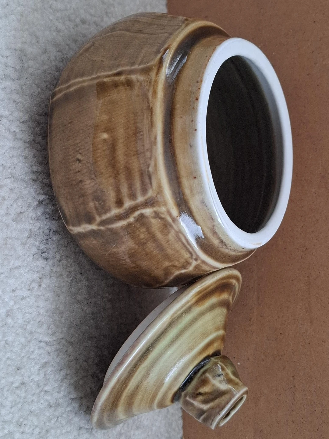 Handmade Ceramic Jar with Lid