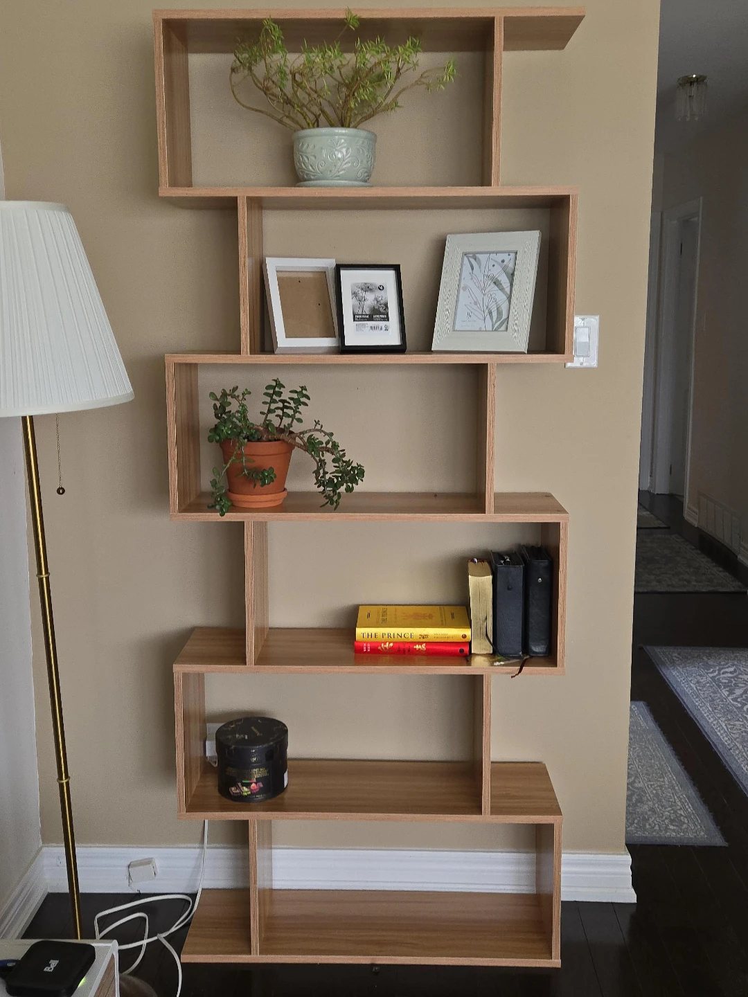 Modern Wood Wall Shelf Unit