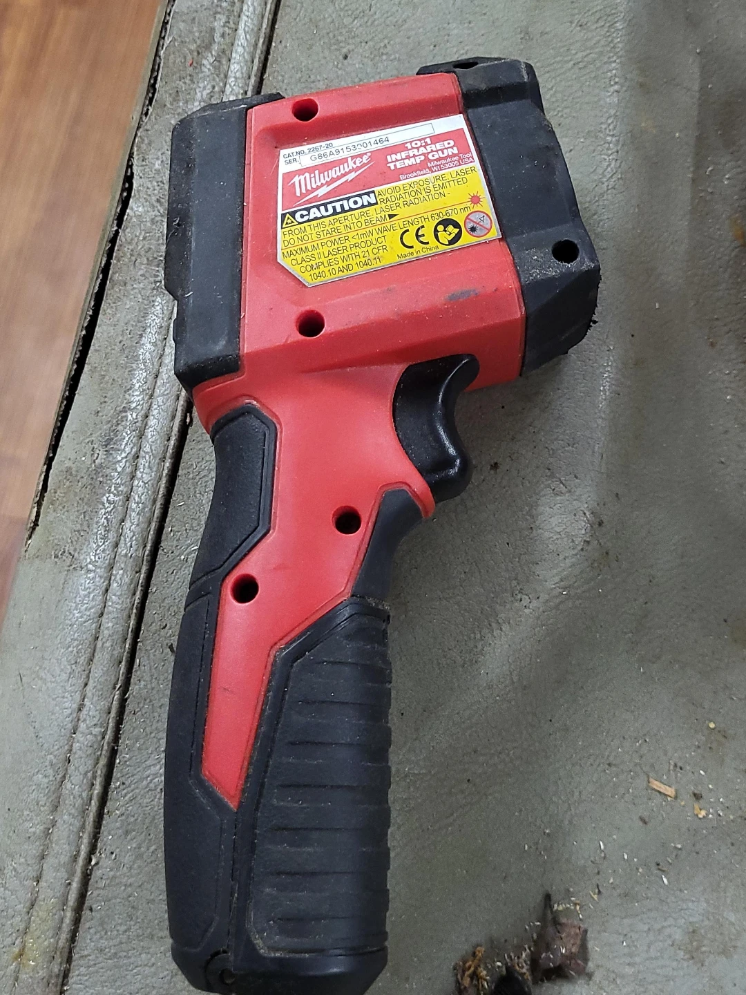 Milwaukee 2267-20 10:1 Infrared Temp Gun