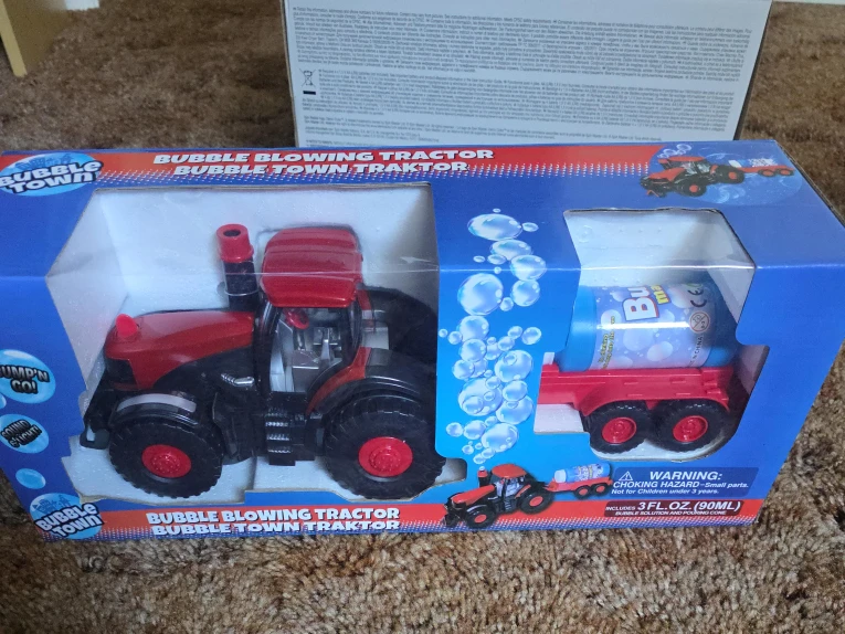 Bubble Town Bubble Blowing Tractor