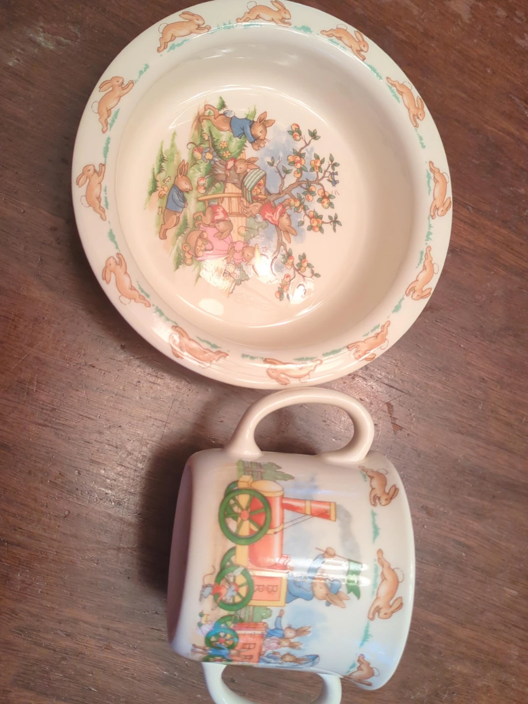 Peter Rabbit Ceramic Mug and Bowl Set