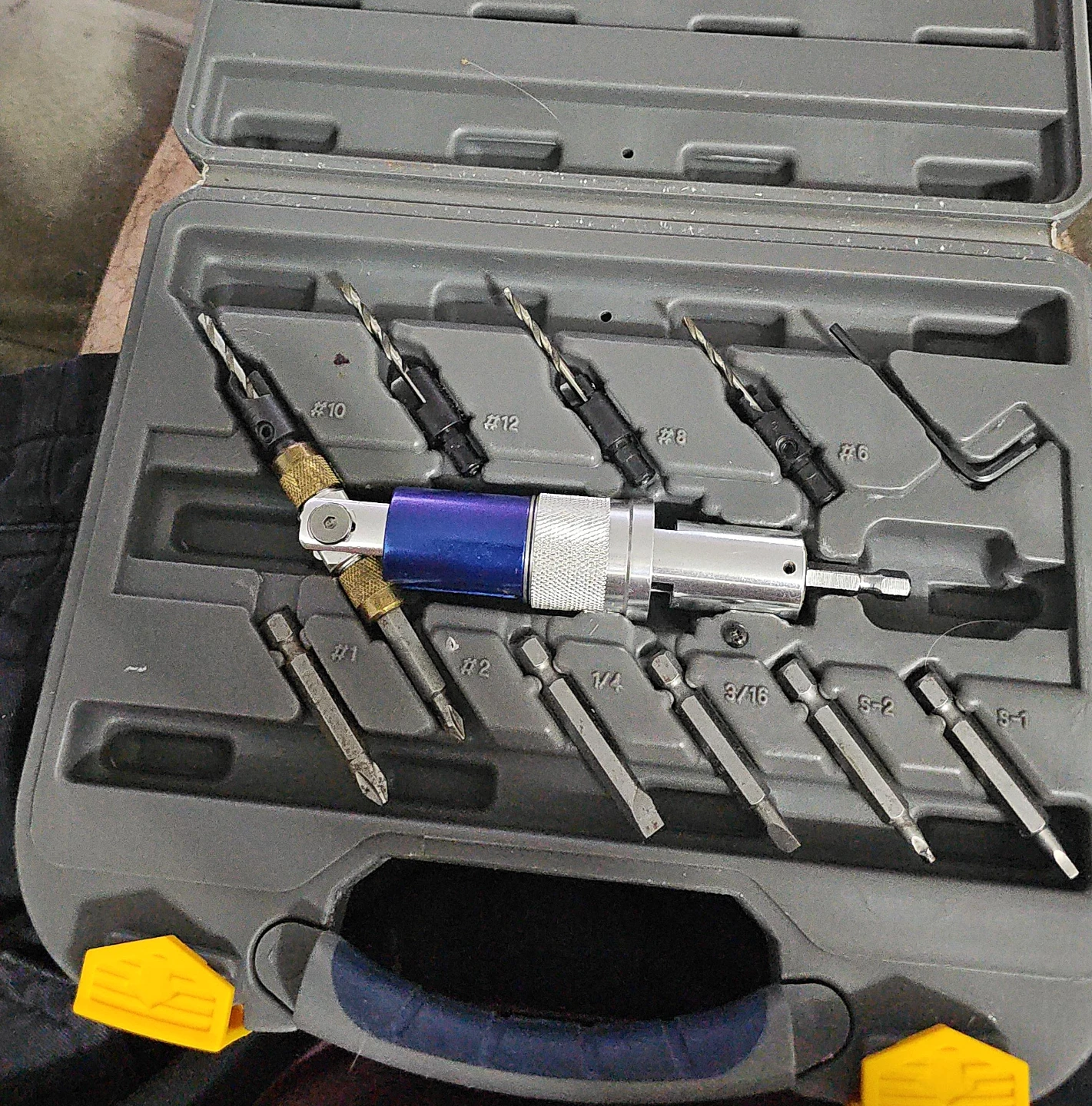 Mastercraft Maximum Drill Bit and Screwdriver Bit Set with Case
