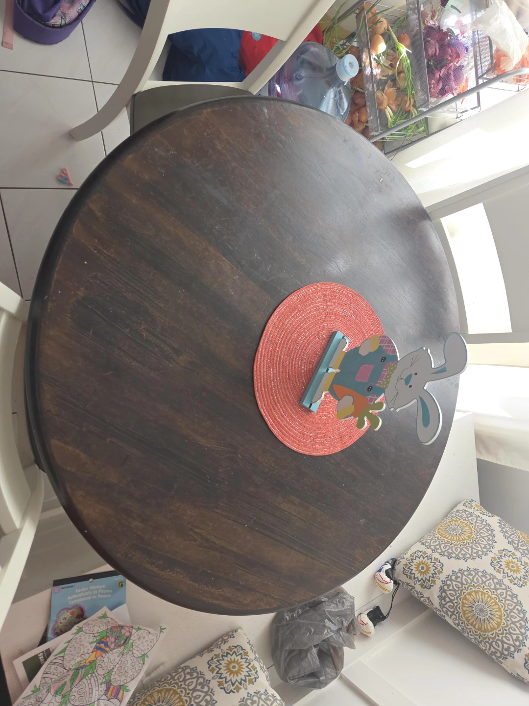 Round Wooden Dining Table