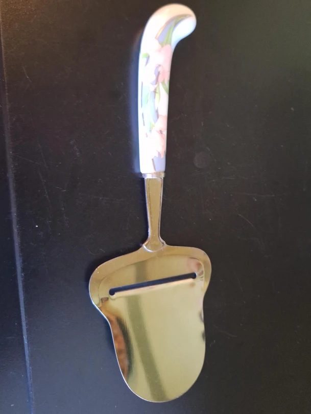 Cheese Slicer with Floral Handle