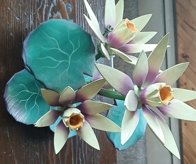 Artificial Water Lily Flower Arrangement