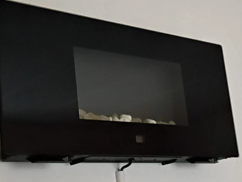 Black Electric Fireplace