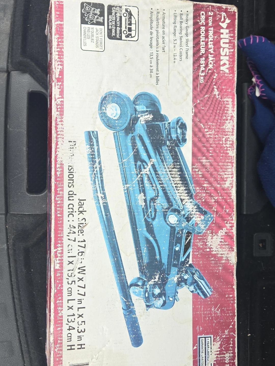 Husky 2 Ton Trolley Jack