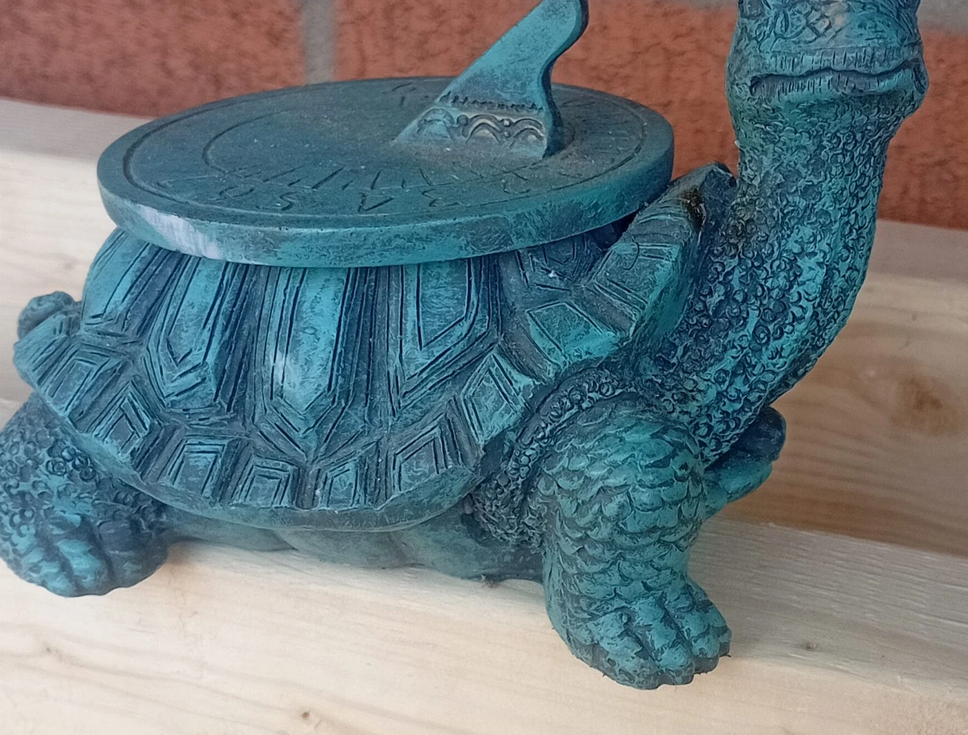Turtle Sundial Garden Decor