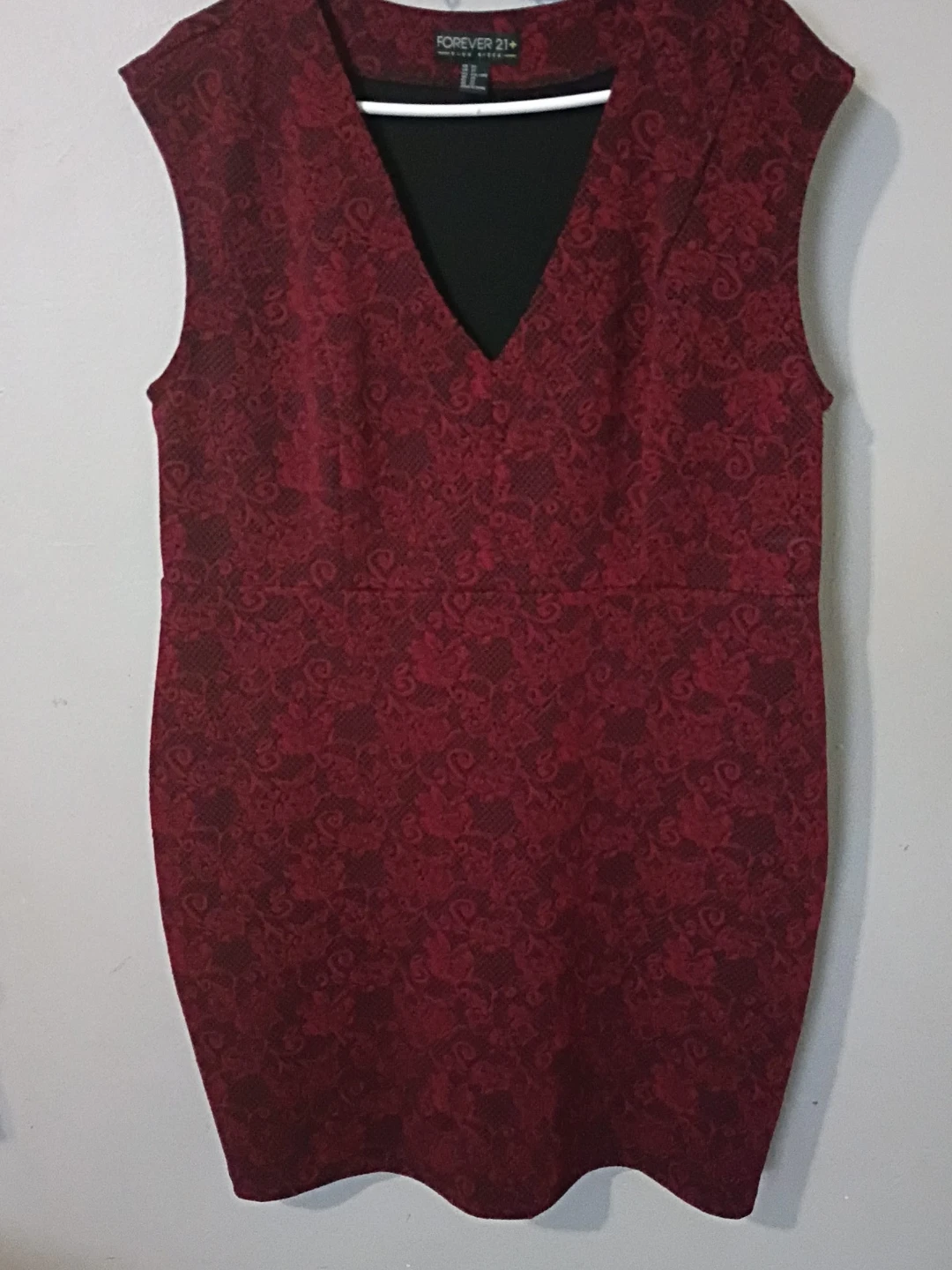 Forever 21+ Red Lace Dress