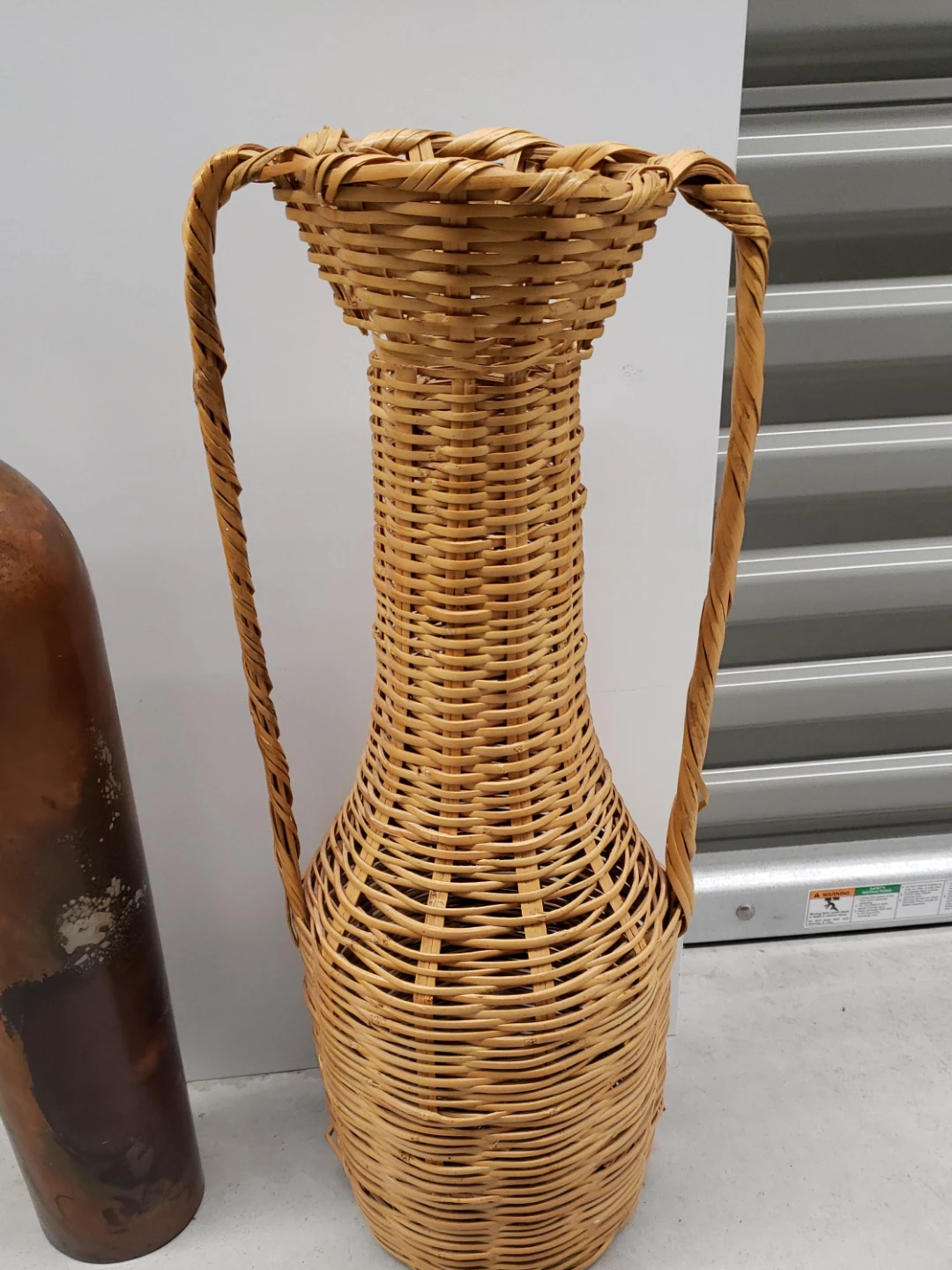 Wicker Vase with Handles - photo 5