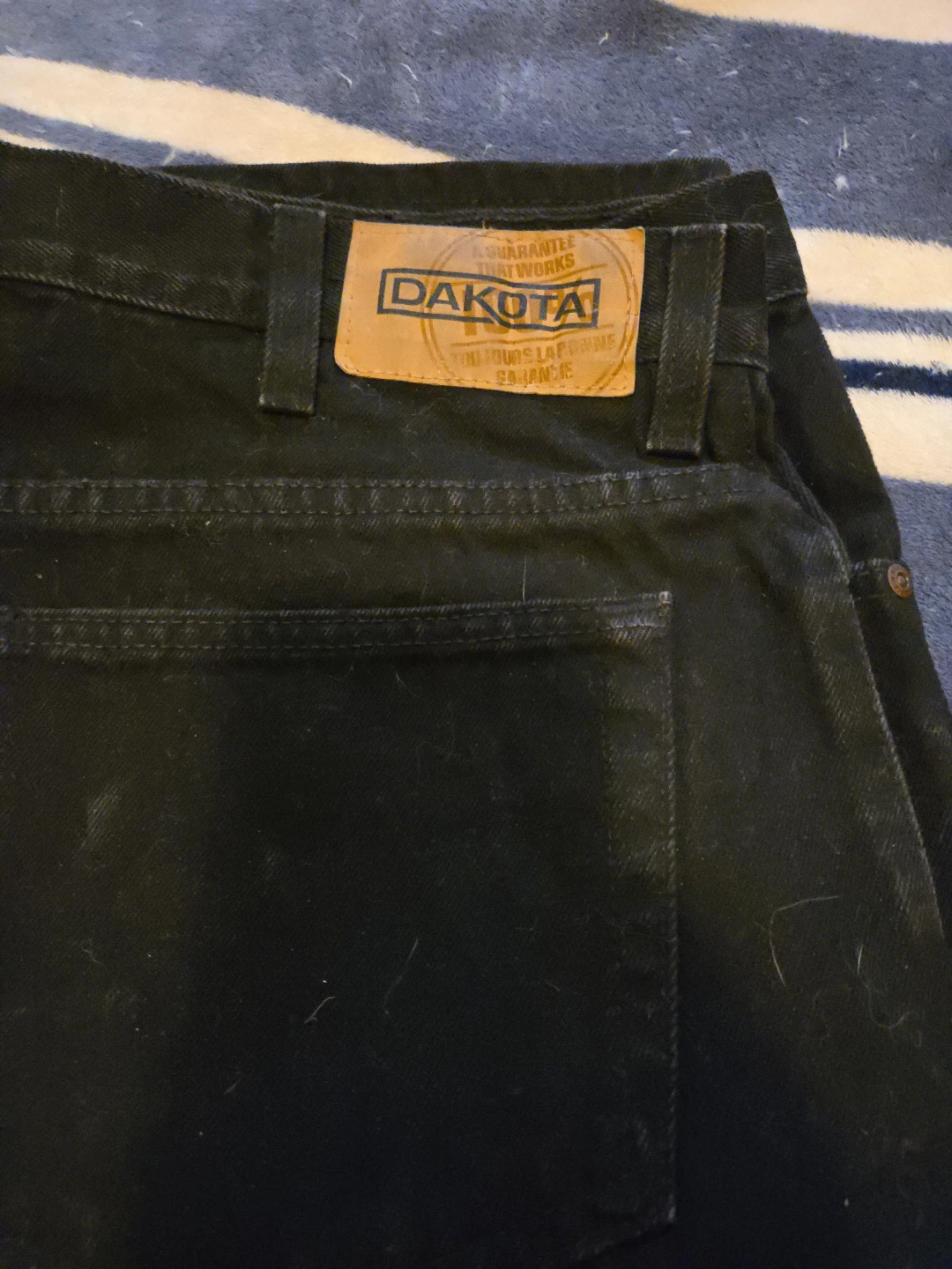 Dakota Black Denim Jeans - 38/34