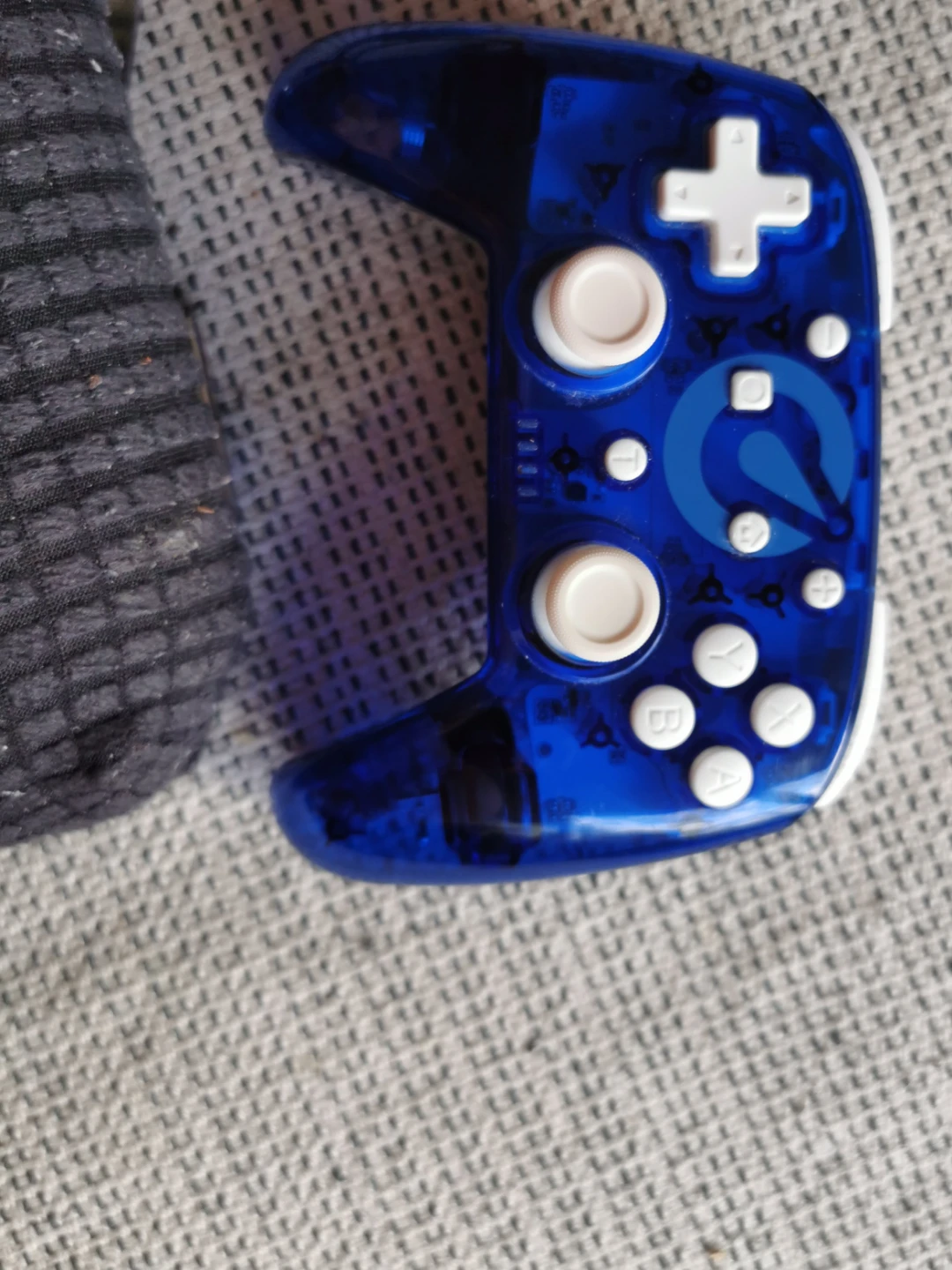 Blue Wireless Game Controller