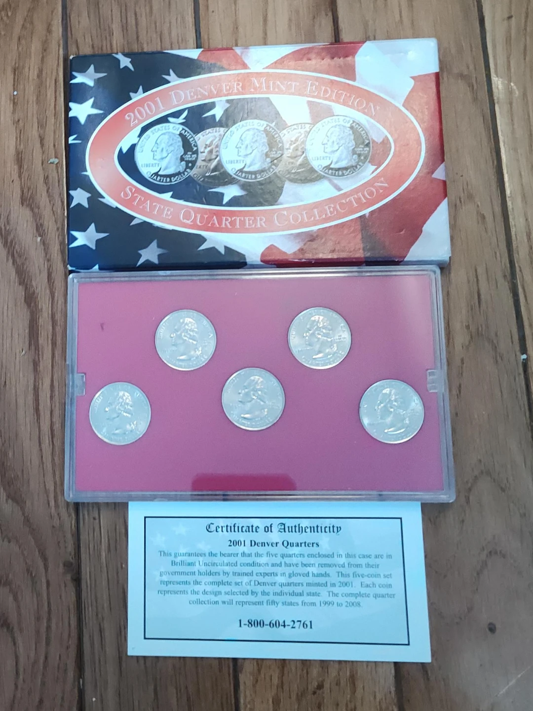 2001 Denver Mint State Quarter Collection - photo 2