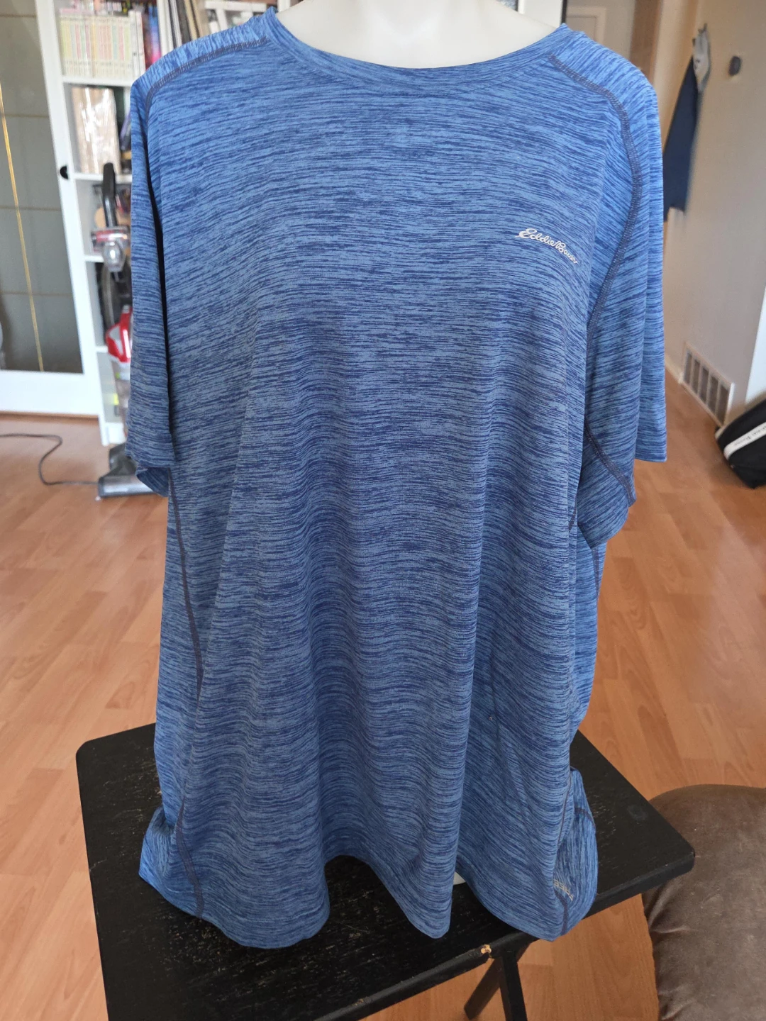 Eddie Bauer Blue Heathered T-Shirt