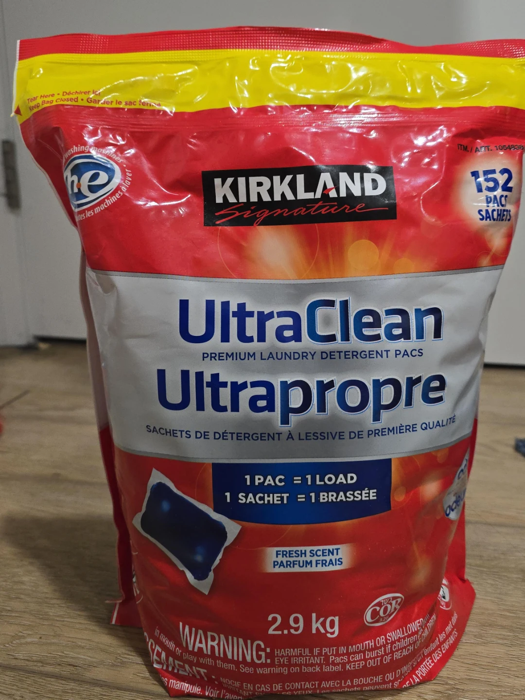 Kirkland Signature UltraClean Premium Laundry pacs