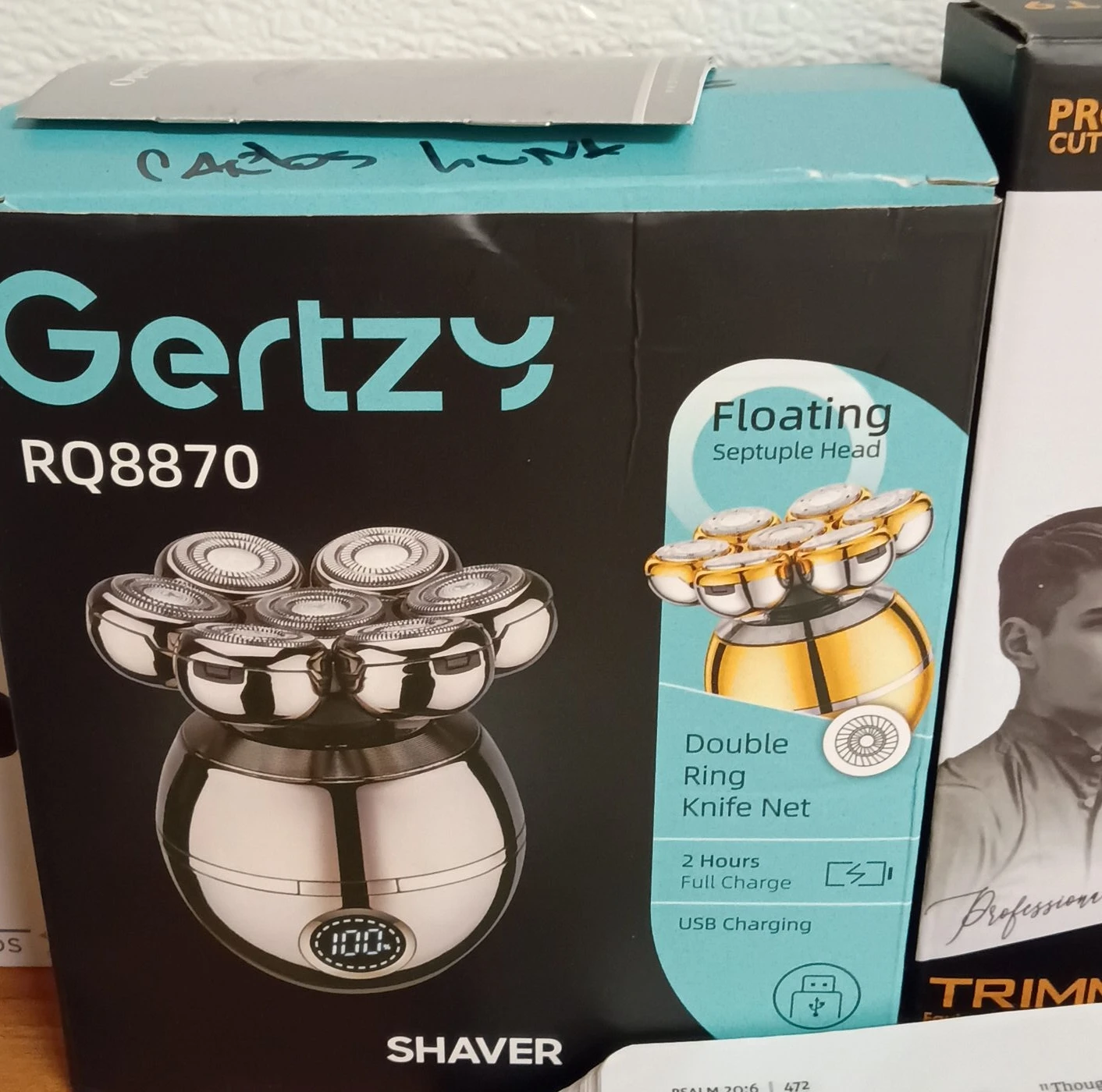 Gertzy RQ8870 Electric Shaver - Floating Septuple Head