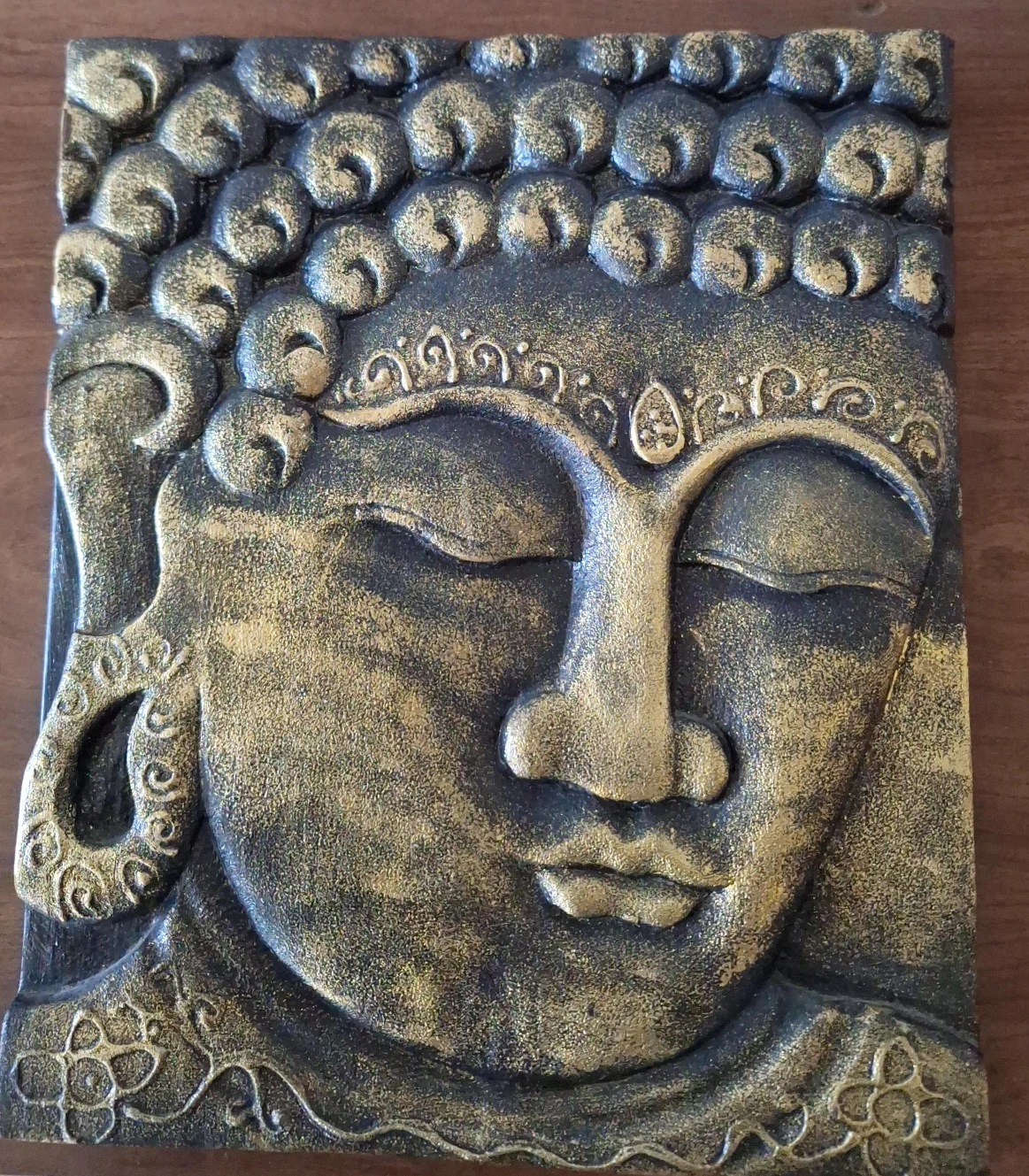 Buddha Face Wall Art Plaque
