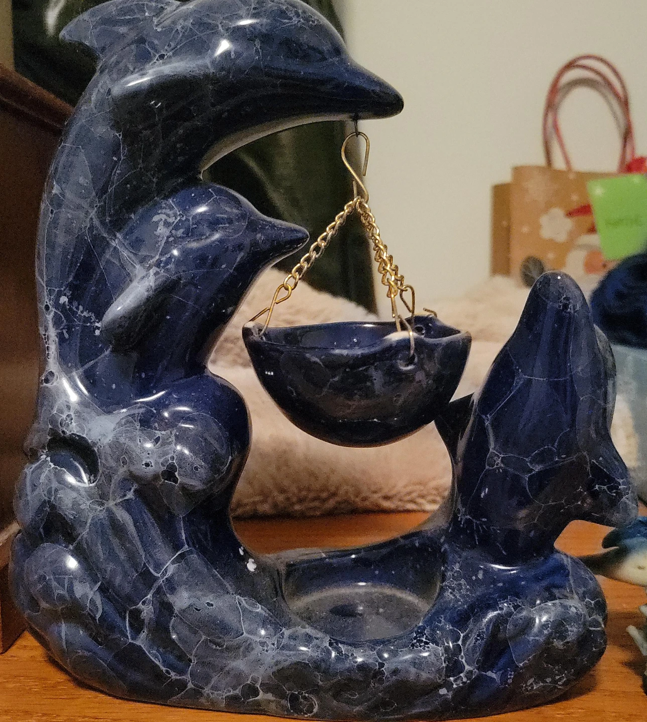 Dolphin Oil Burner / Incense Holder