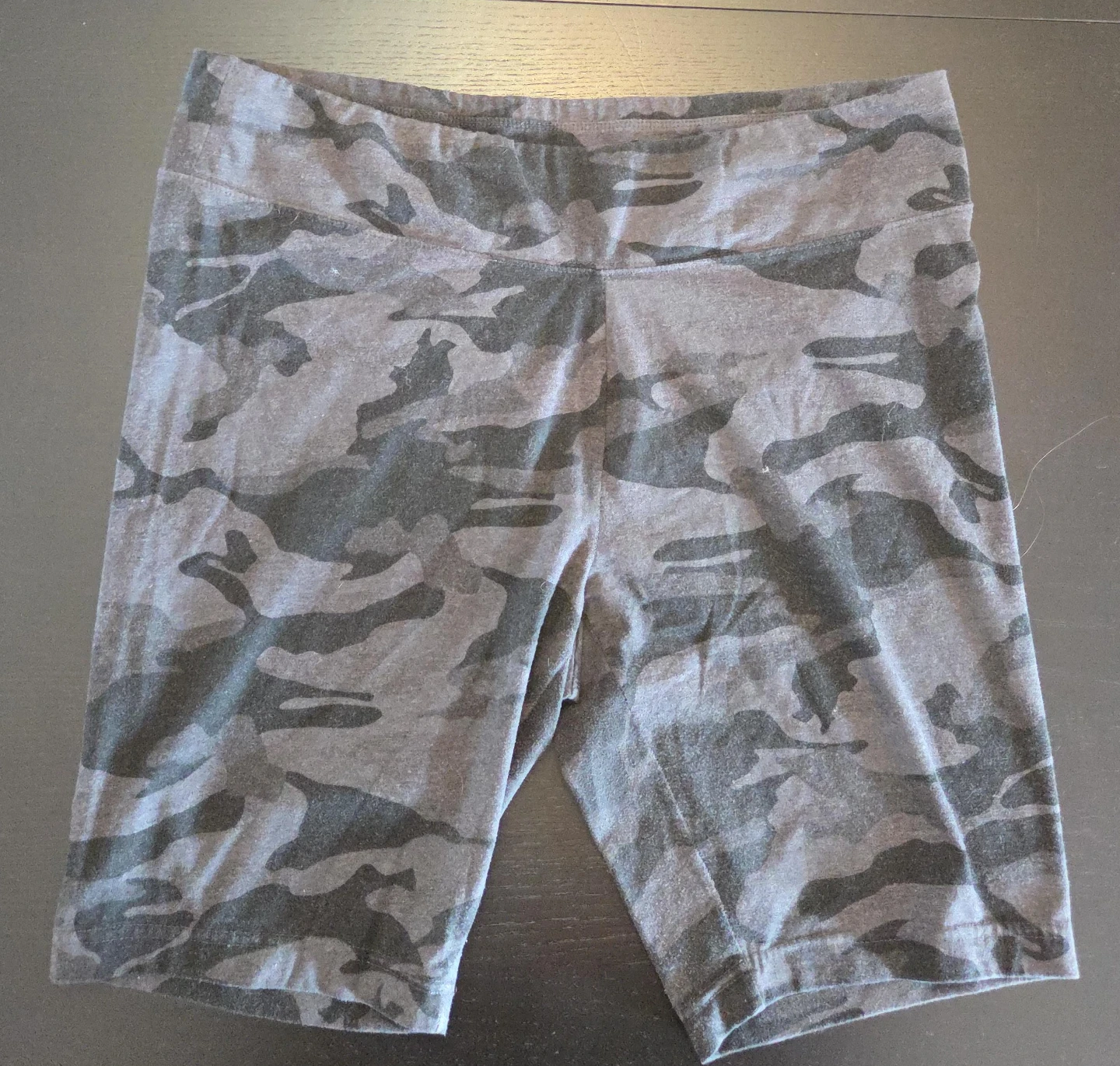 Grey Camouflage Bike Shorts