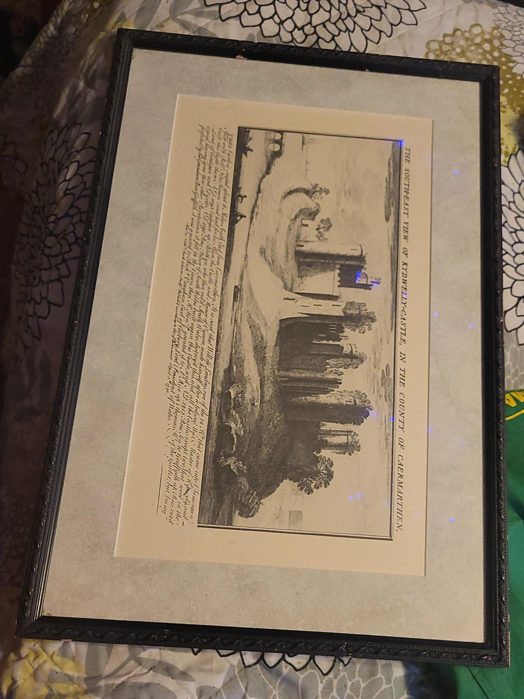 The South-East View of Kidwelly Castle Framed Print
