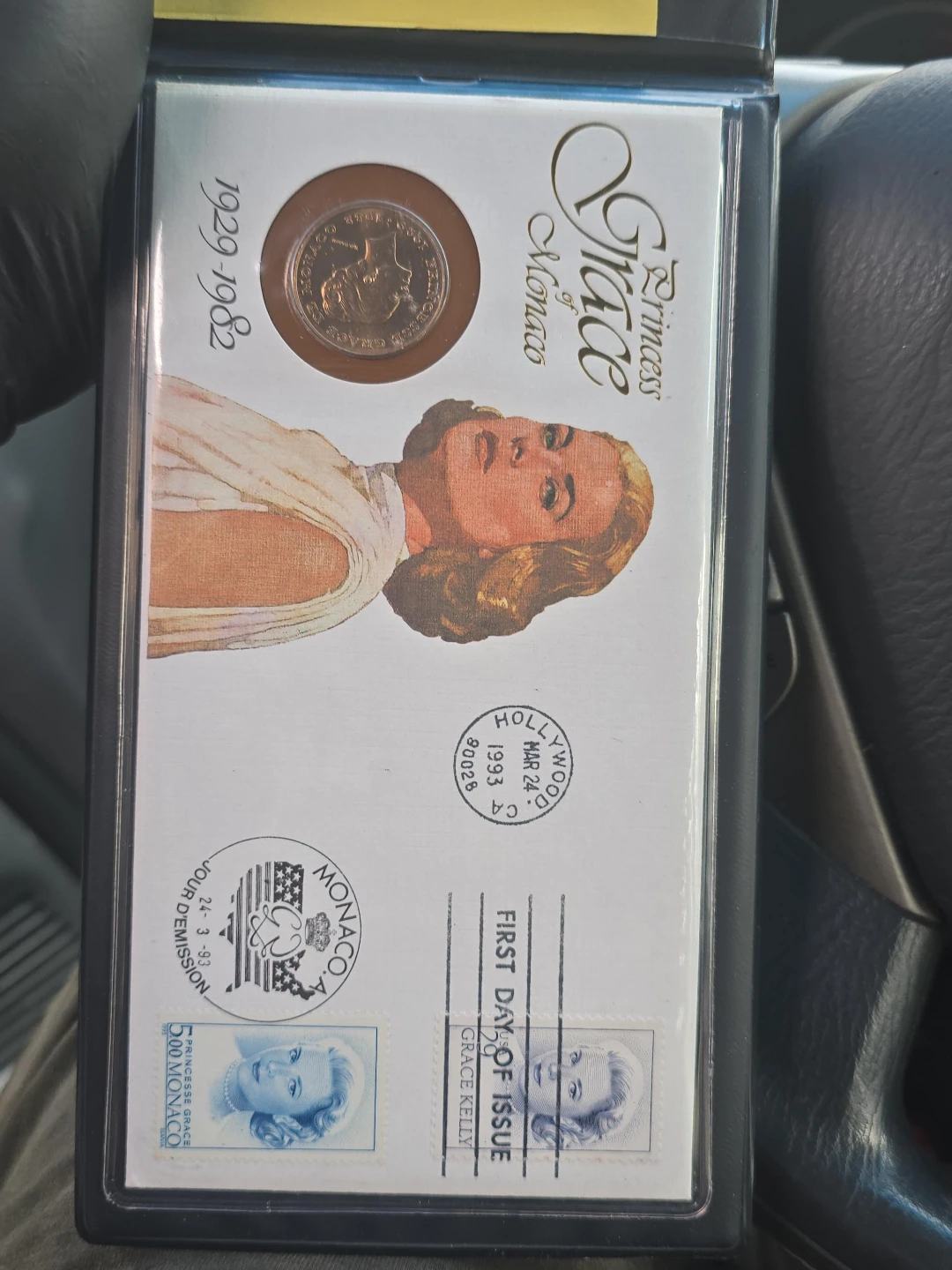 Princess Grace of Monaco Coin & Stamp First Day Cover 1929-1982