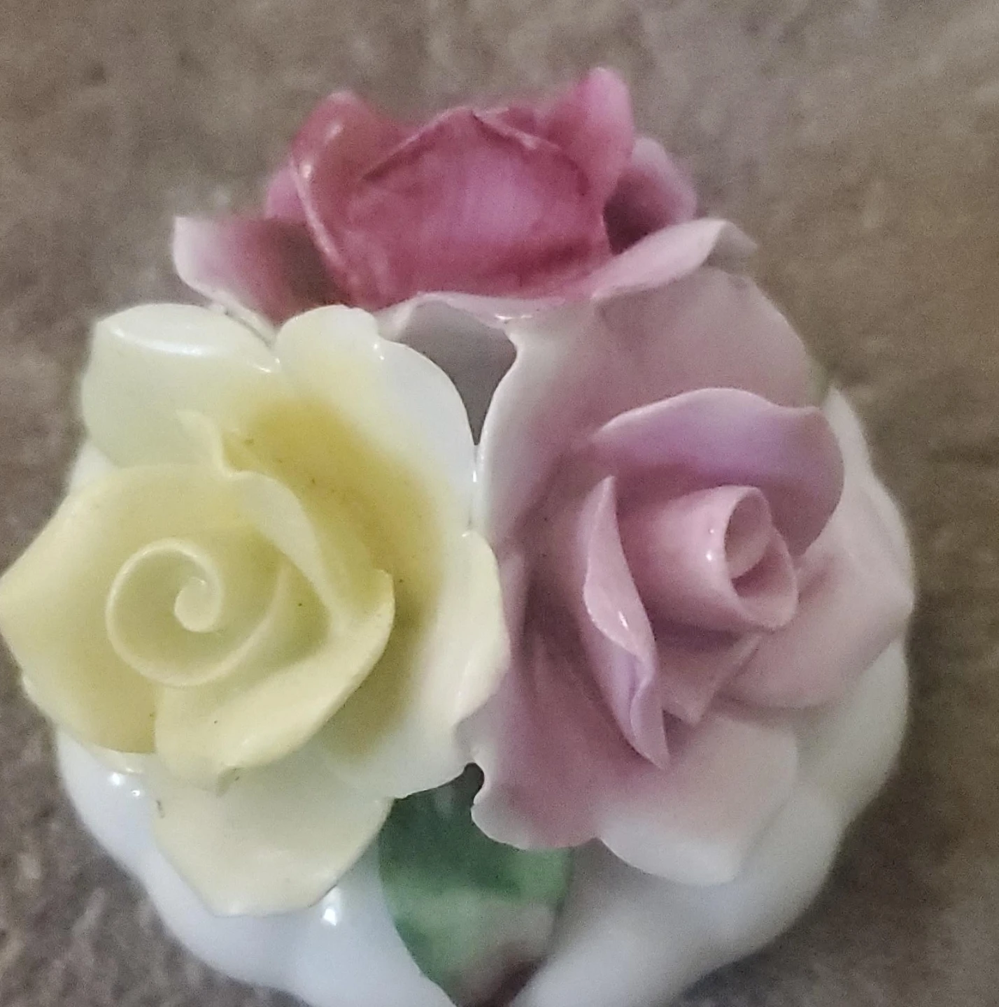 Porcelain Rose Figurine - photo 2