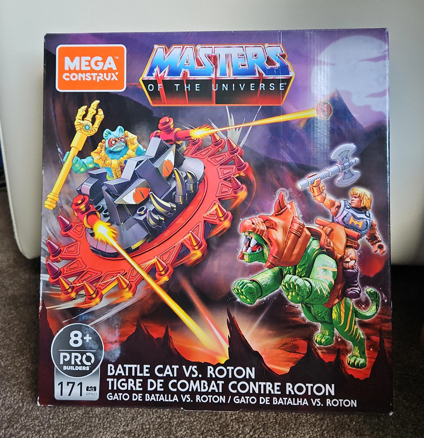 Mega Construx Masters of the Universe Battle Cat vs. Roton  🌱